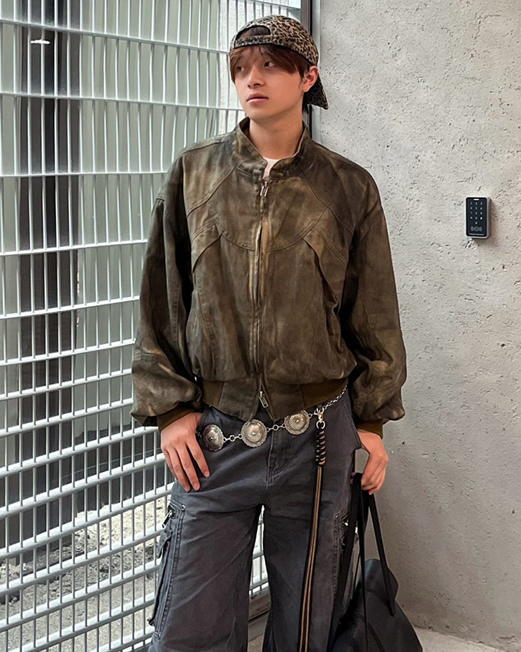 Post-Apocalyptic Dyed Cotton Jacket
