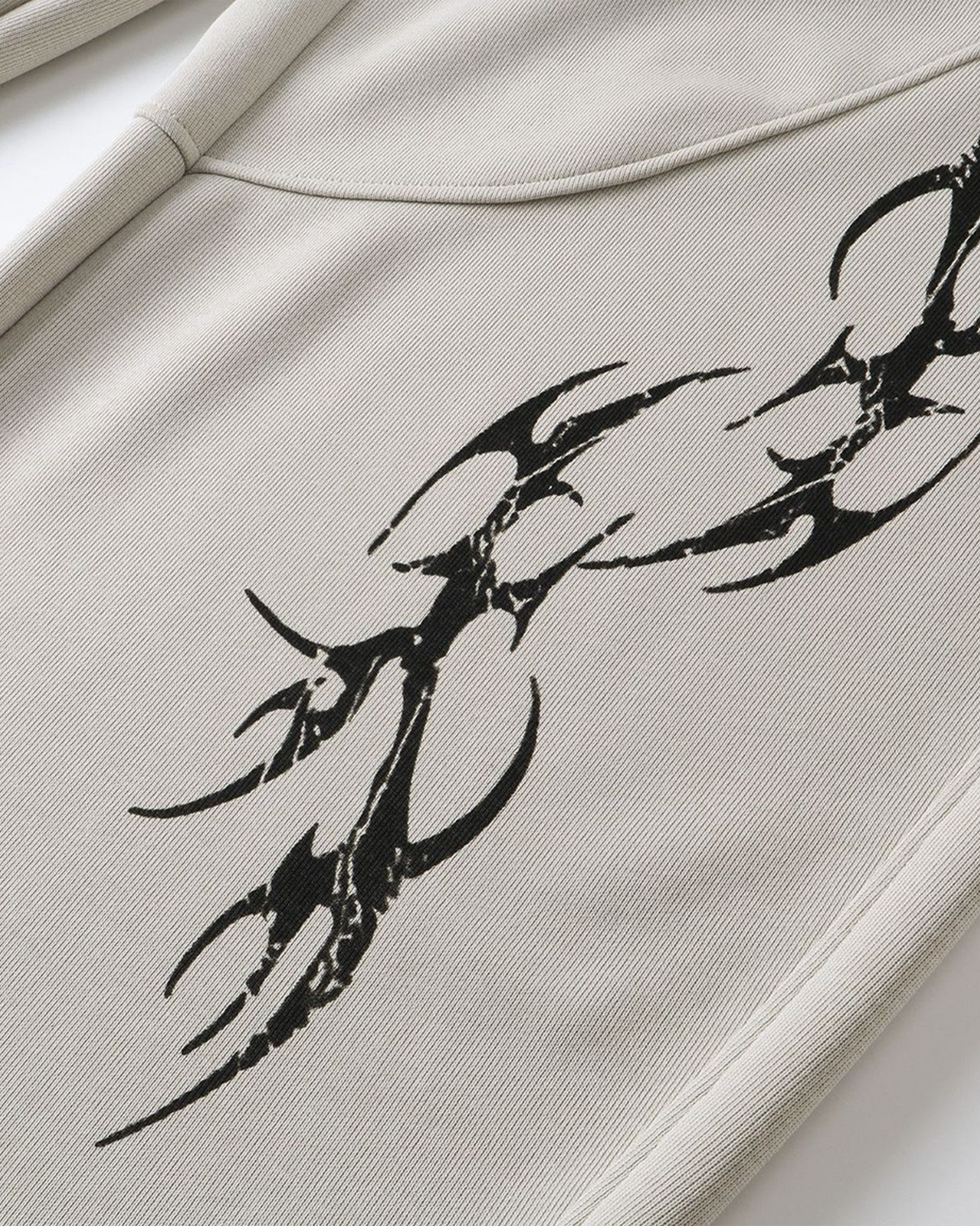 Embroidered Graphic Wide-Leg Sweatpants