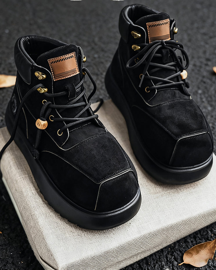 Chunky Plush Martin Boots