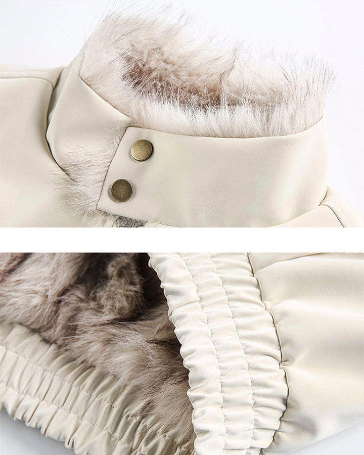 Fleece Lined Loose Fit Jacket