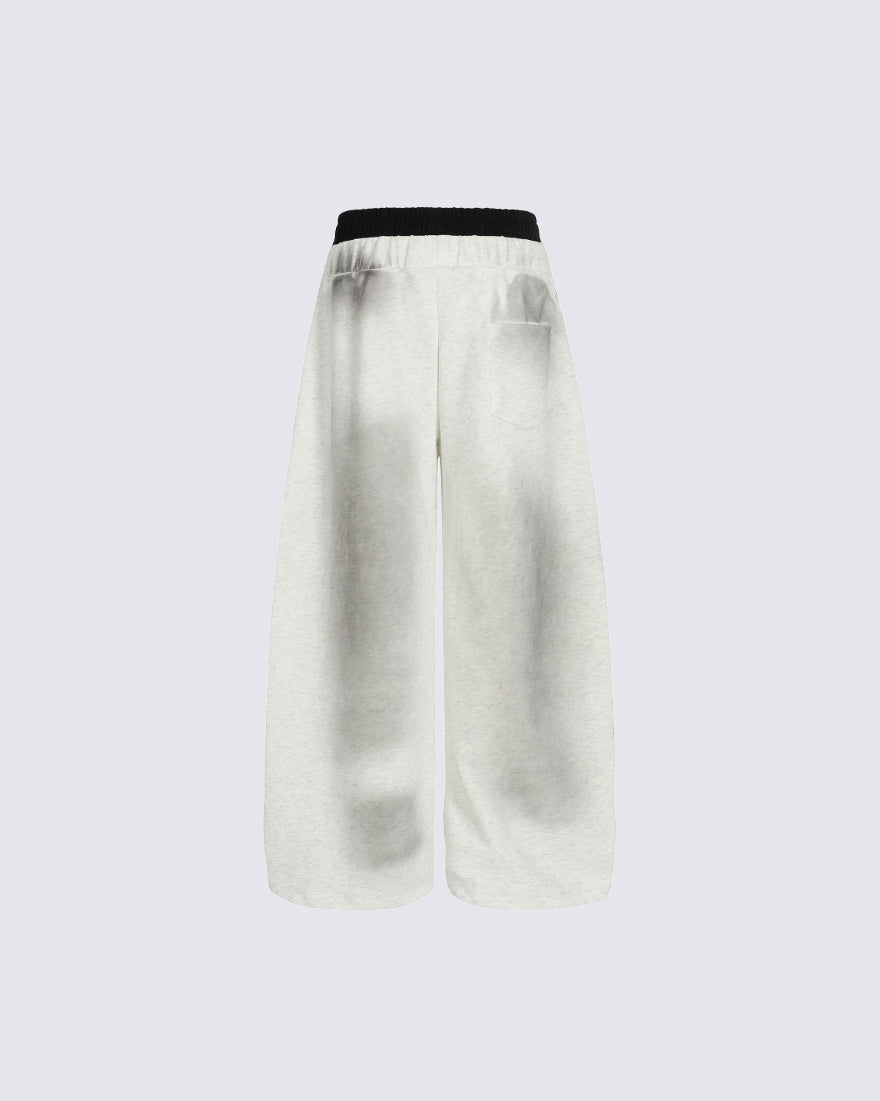 Washed Tie-Dye Letter Print Casual Pants