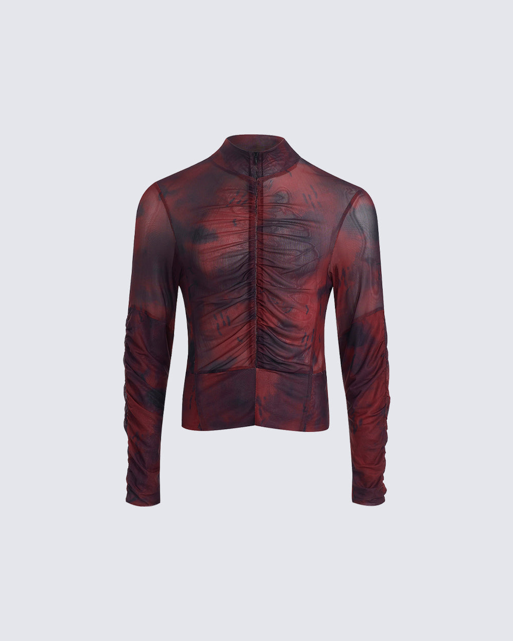 American High Street Mesh Long Sleeve Shirt