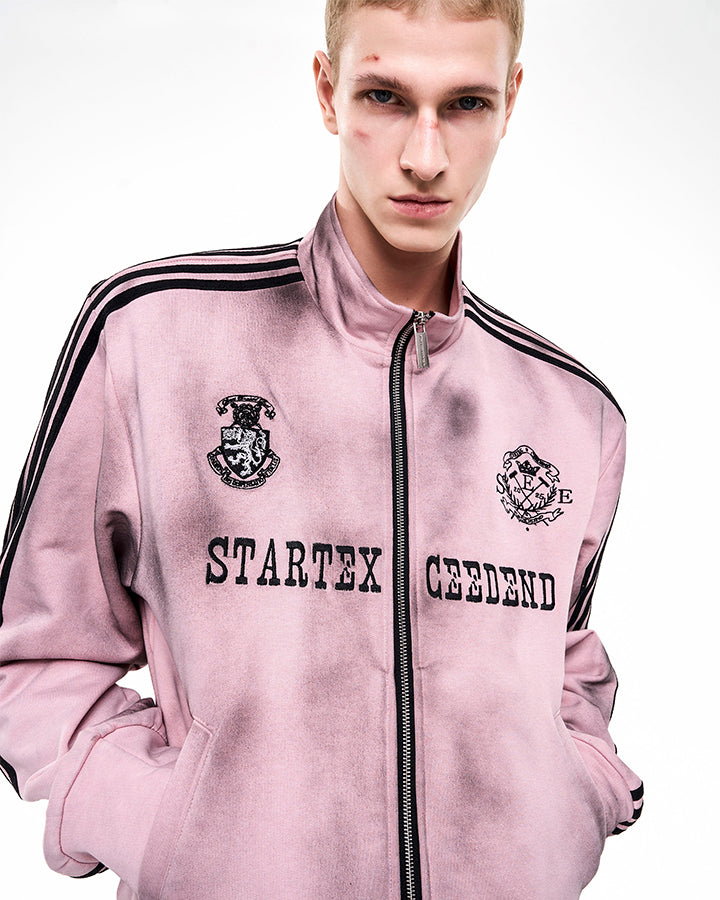 High Street Zip-Up Stand Collar Jacket