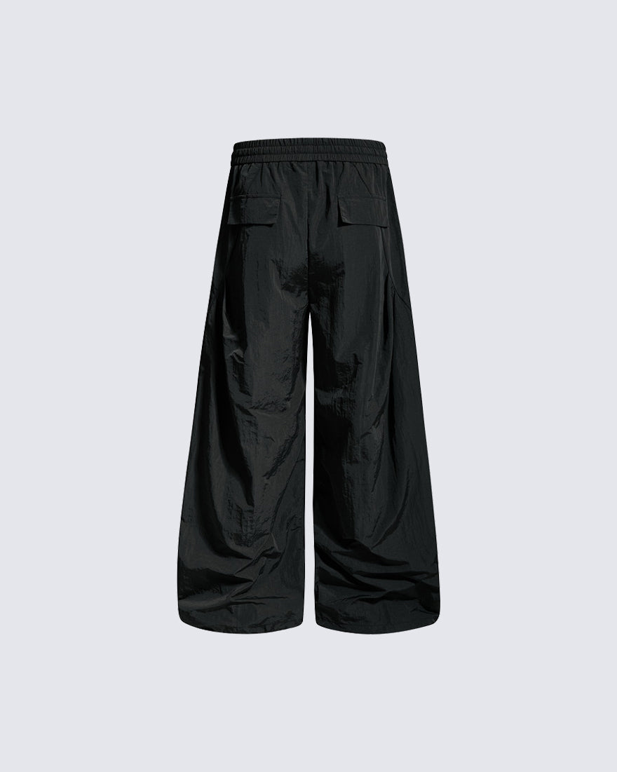 American Vintage Wrinkled Quick-Dry Parachute Pants