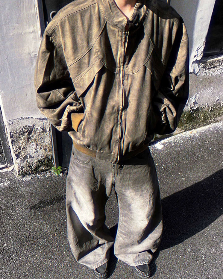 Post-Apocalyptic Dyed Cotton Jacket
