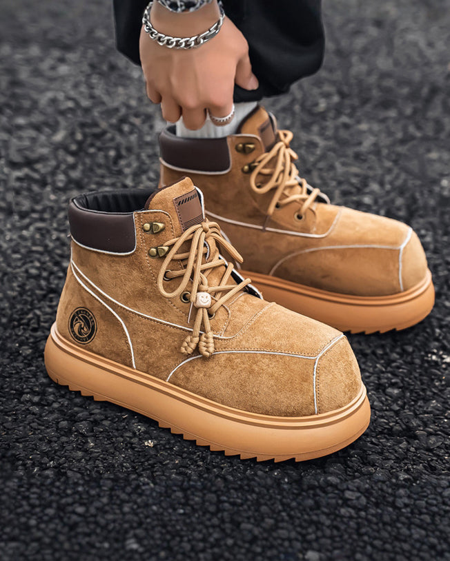 Chunky Plush Martin Boots