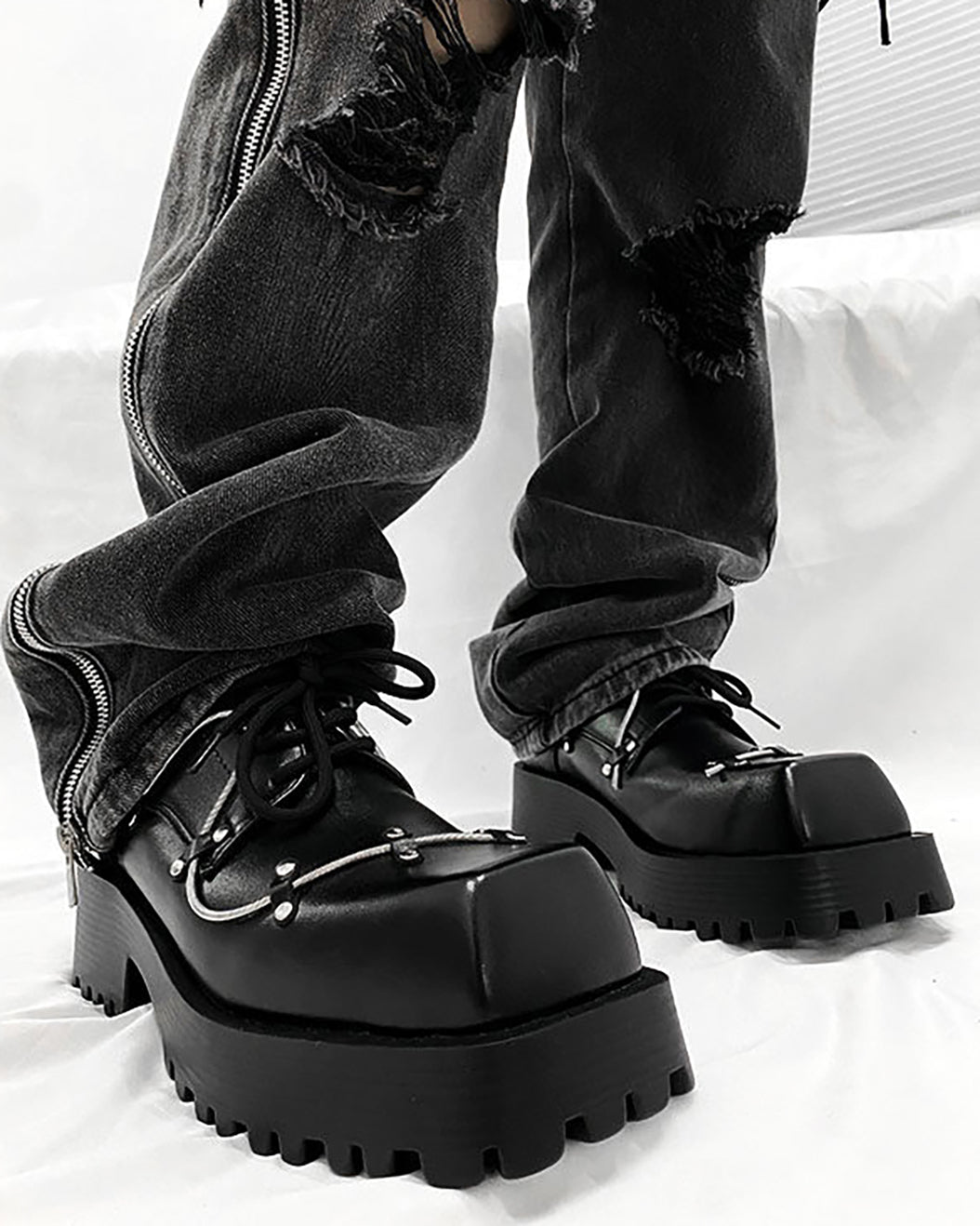Chunky Sole Retro Streetwear Footwear