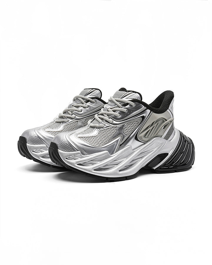 Mecha-Style Height-Increasing Chunky Sneakers