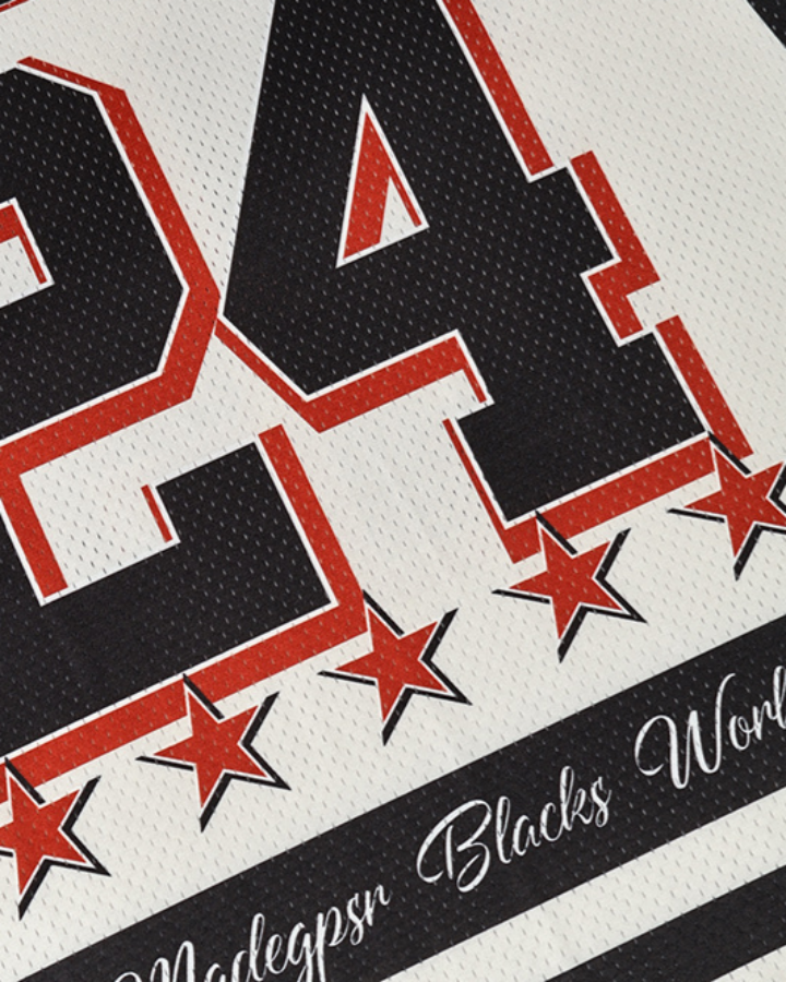 Vintage Number 24 Sport Mesh Jersey Tee