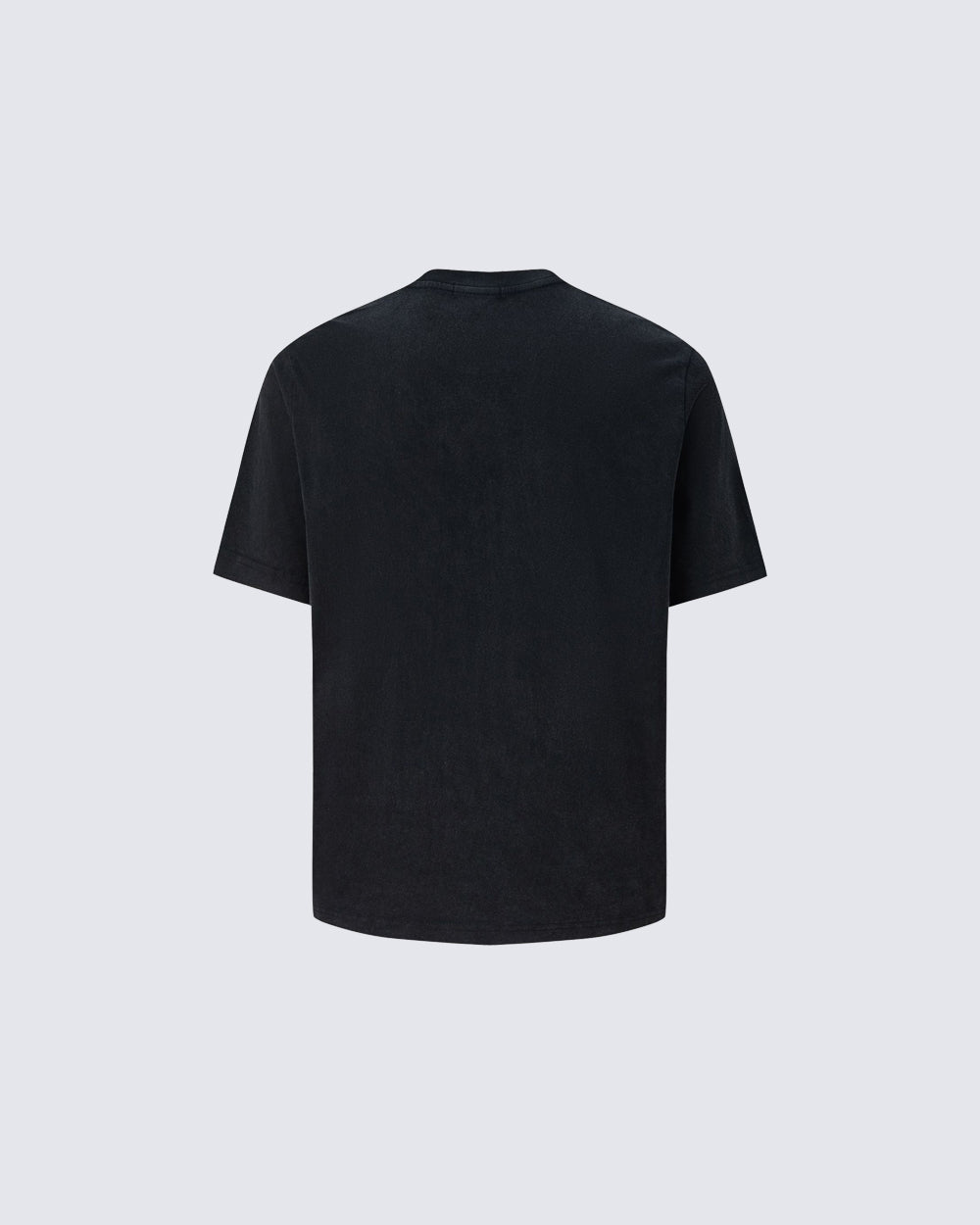 Retro Washed Unique Pleated Versatile T-Shirt