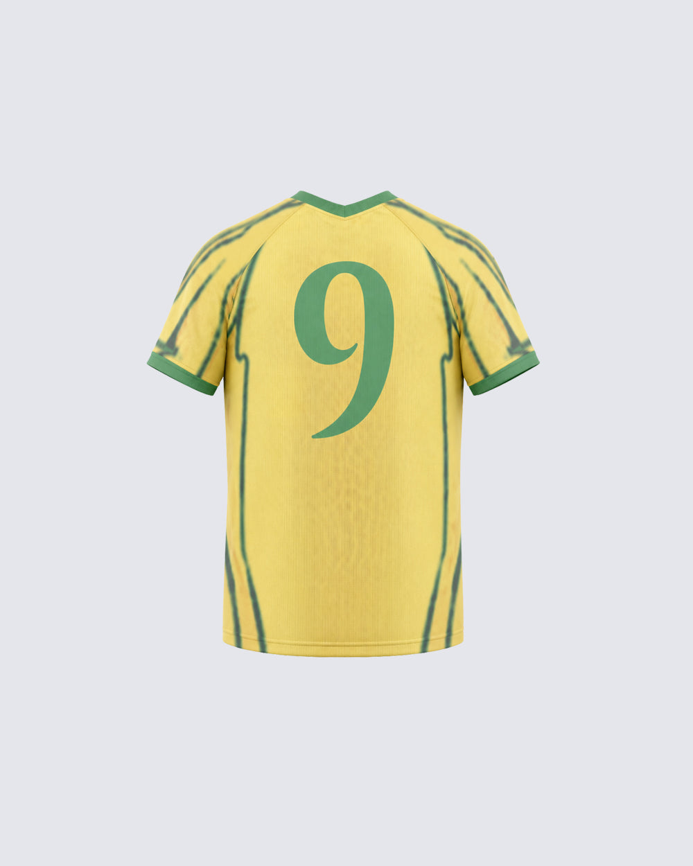 Gradient Number Sports Mesh Jersey Tee