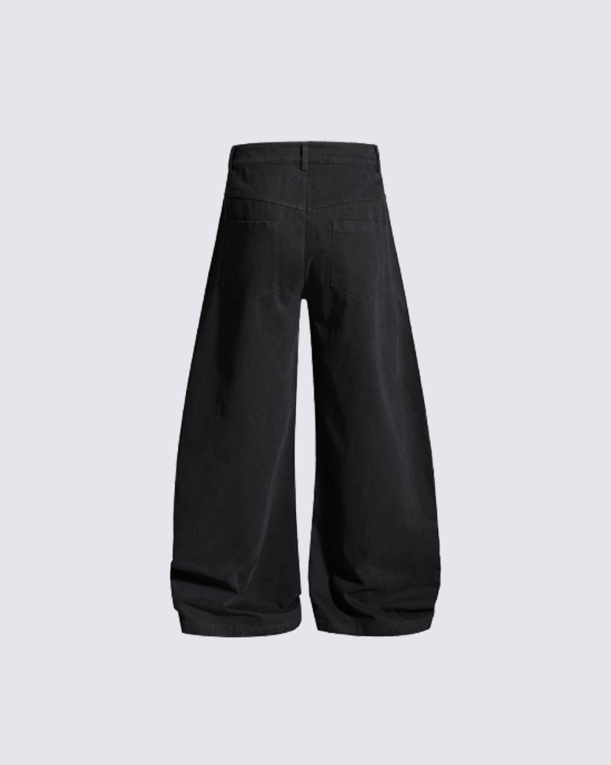 American Street Studded Wide-Leg Cargo Pants