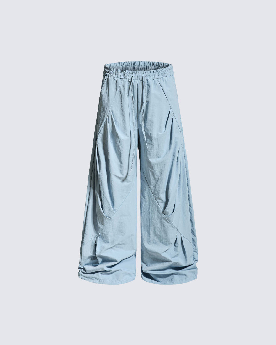 American Vintage Wrinkled Quick-Dry Parachute Pants