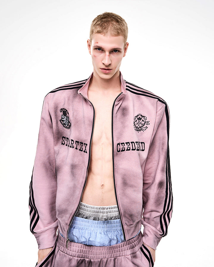 High Street Zip-Up Stand Collar Jacket