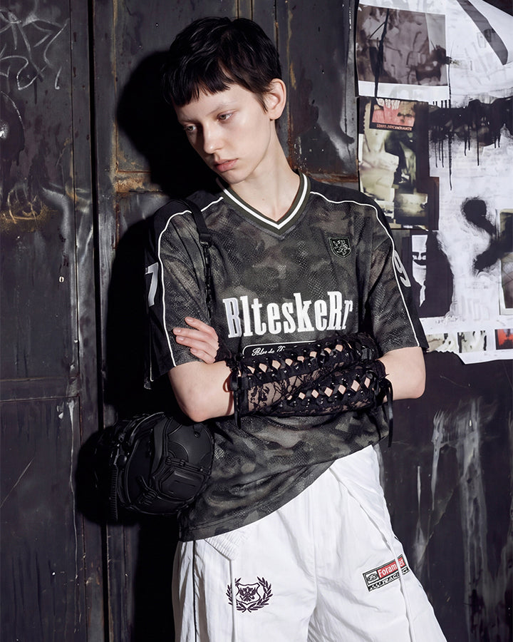 American Camo Jersey Short Sleeve T-Shirt