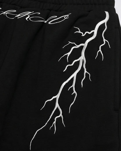 LIGHTNING Series | Layered Waist Wide-Leg Sweatpants