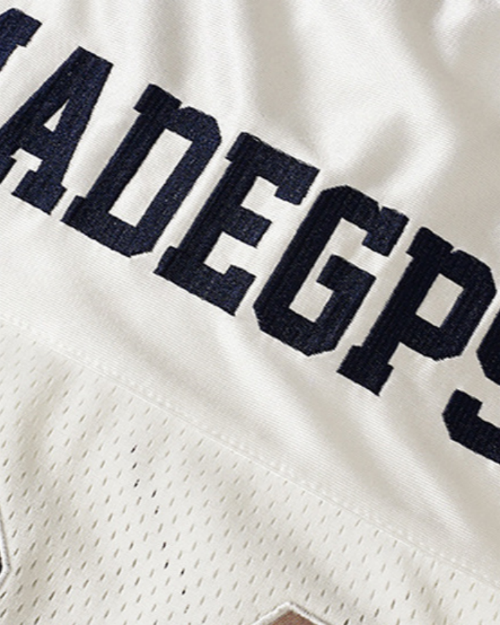 Retro-Style Patchwork Digital Print Fashion Jersey