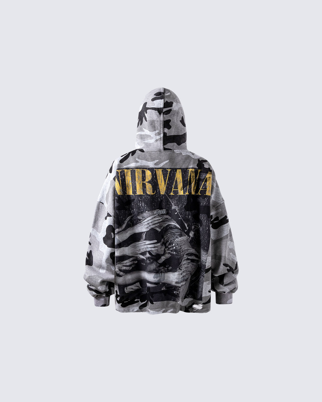 Camouflage Nirvana Graphic Hoodie