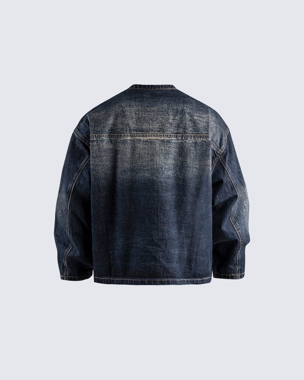 Autumn Winter New Vintage Washed Denim Jacket
