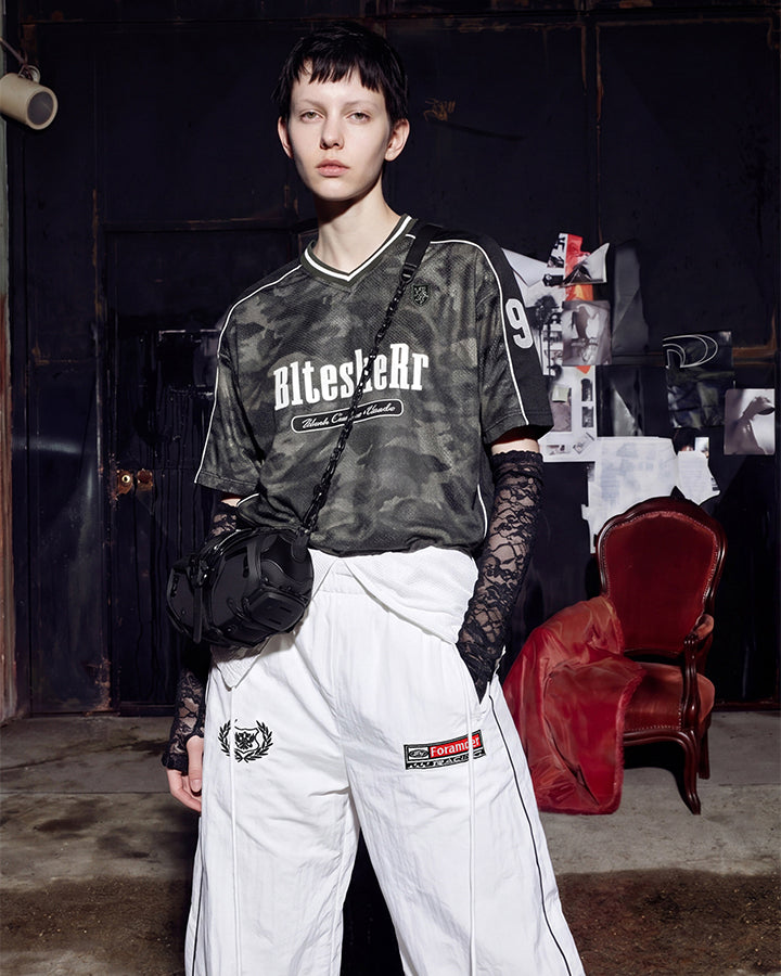 American Camo Jersey Short Sleeve T-Shirt