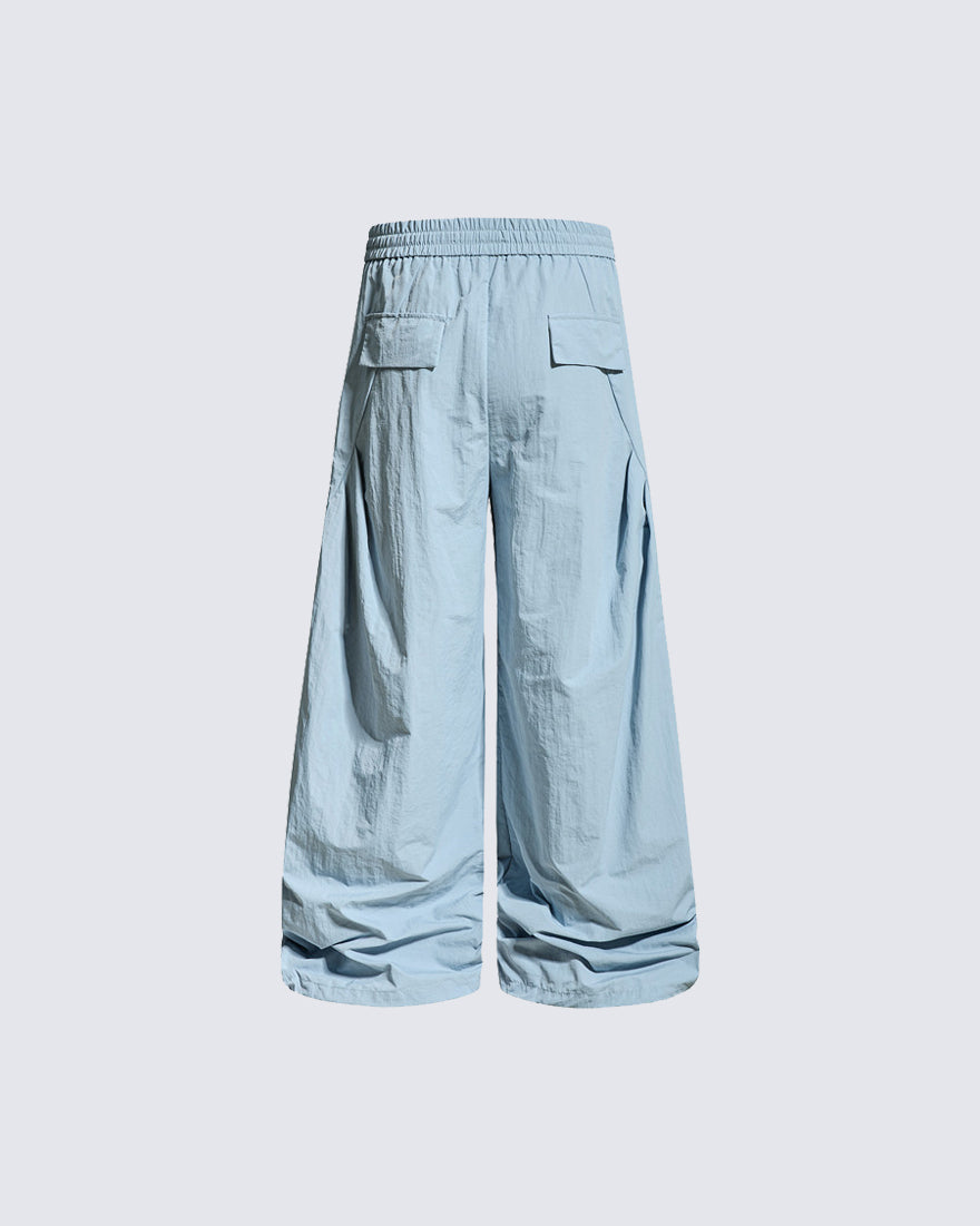 American Vintage Wrinkled Quick-Dry Parachute Pants