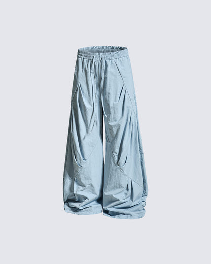 American Vintage Wrinkled Quick-Dry Parachute Pants