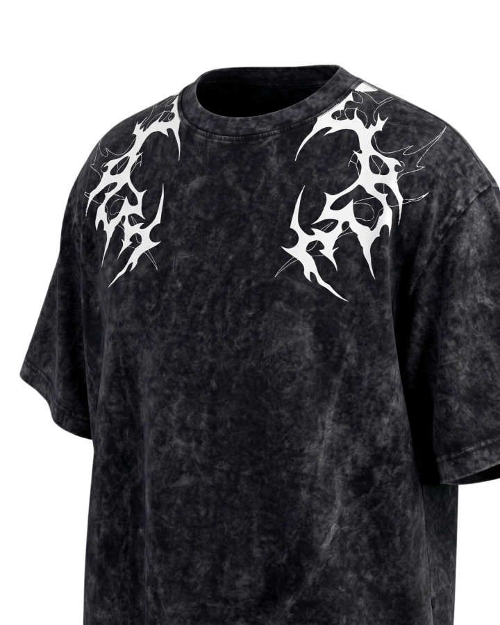 Vintage Washed Tribal Print T-Shirt
