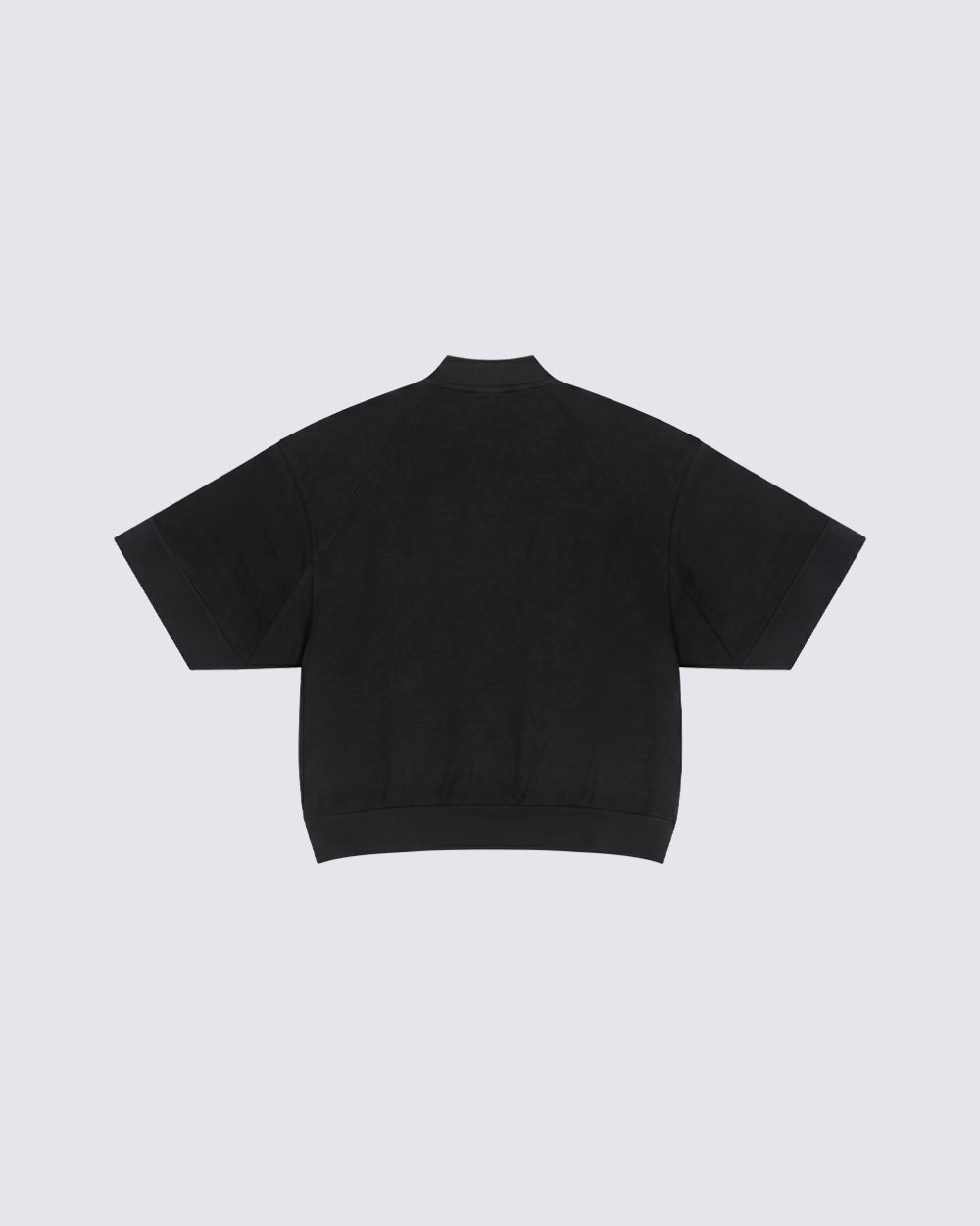 New Minimal Mock Neck Short Sleeve T-Shirt