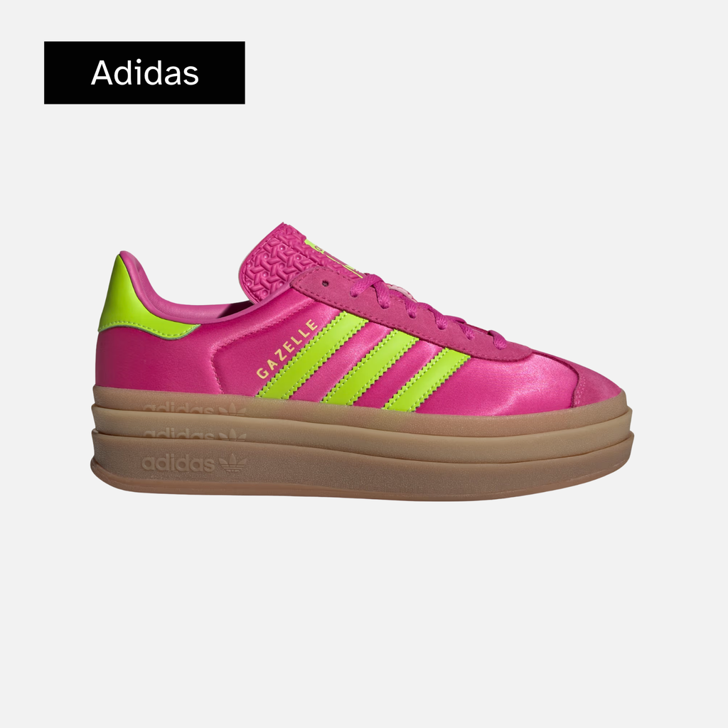 Wmns Gazelle Bold 'Lucid Fuchsia Solar Slime Satin'
