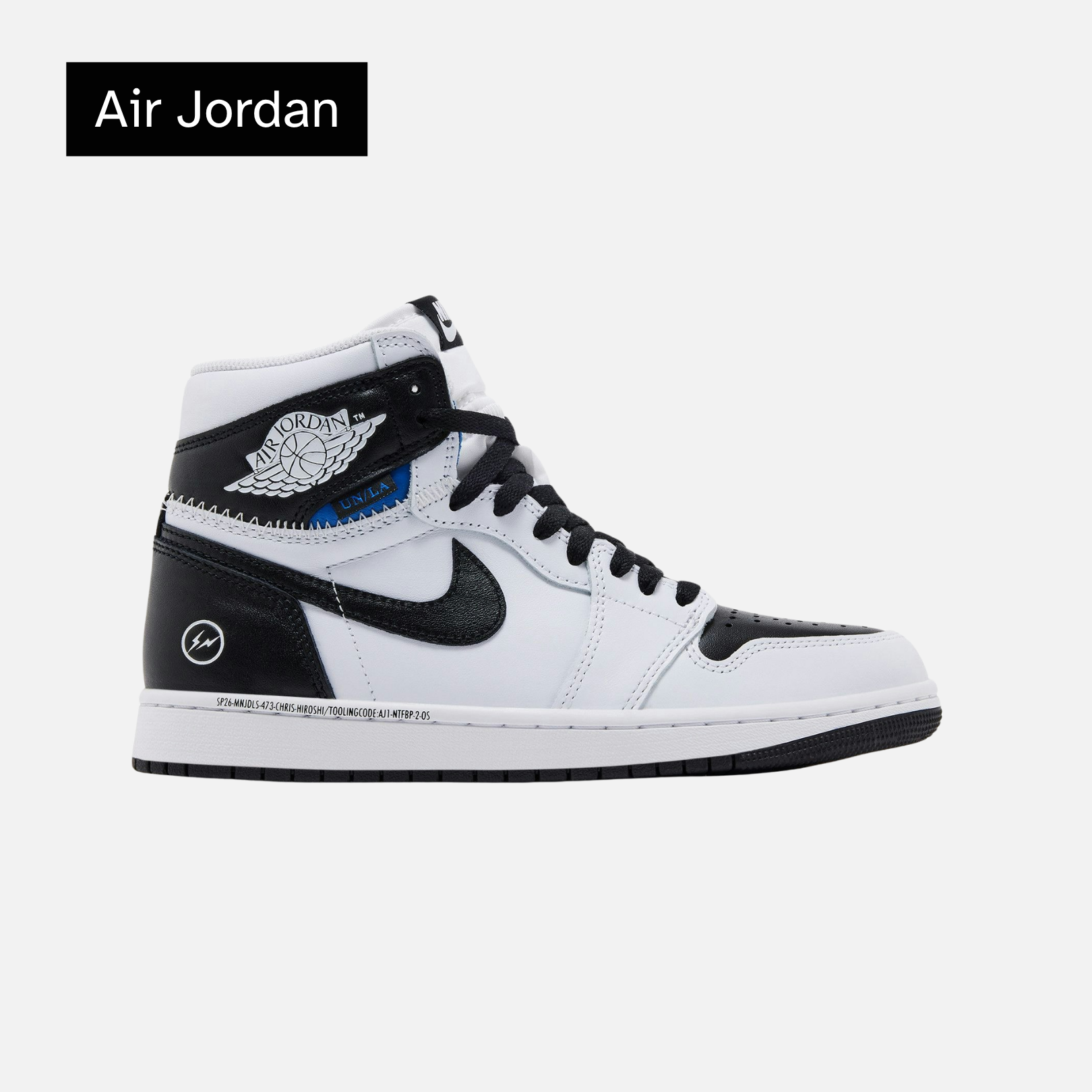 Fragment Design x Union LA x Air Jordan 1 Retro High OG SP 'White Black'