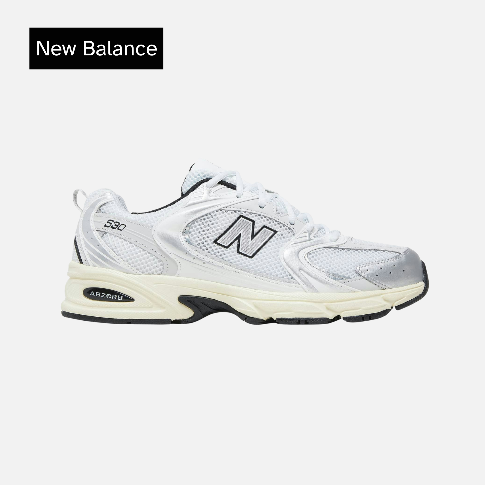 530 'White Metallic Silver'
