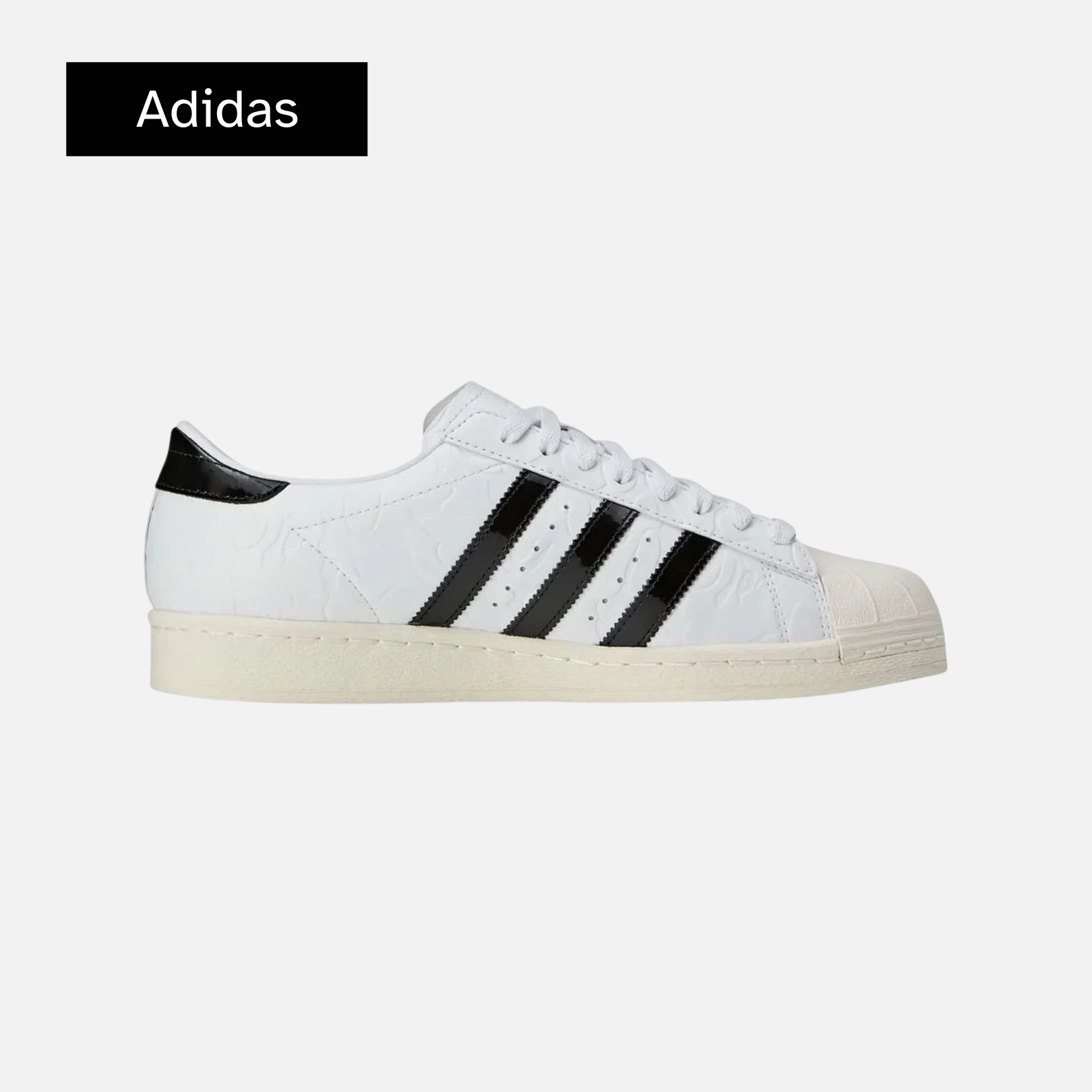 BAPE x adidas Superstar Vintage 'White Black'