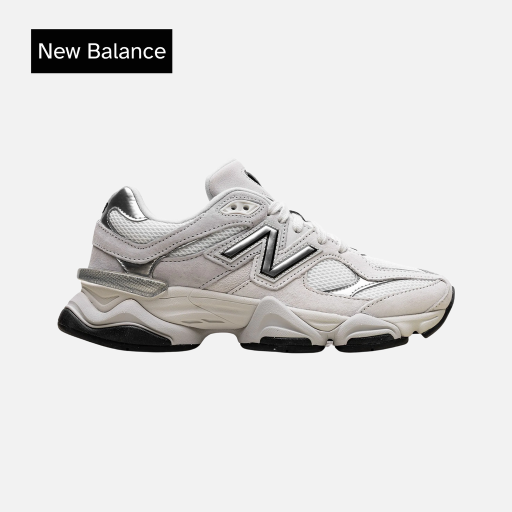 9060 'White Black Metallic Silver'