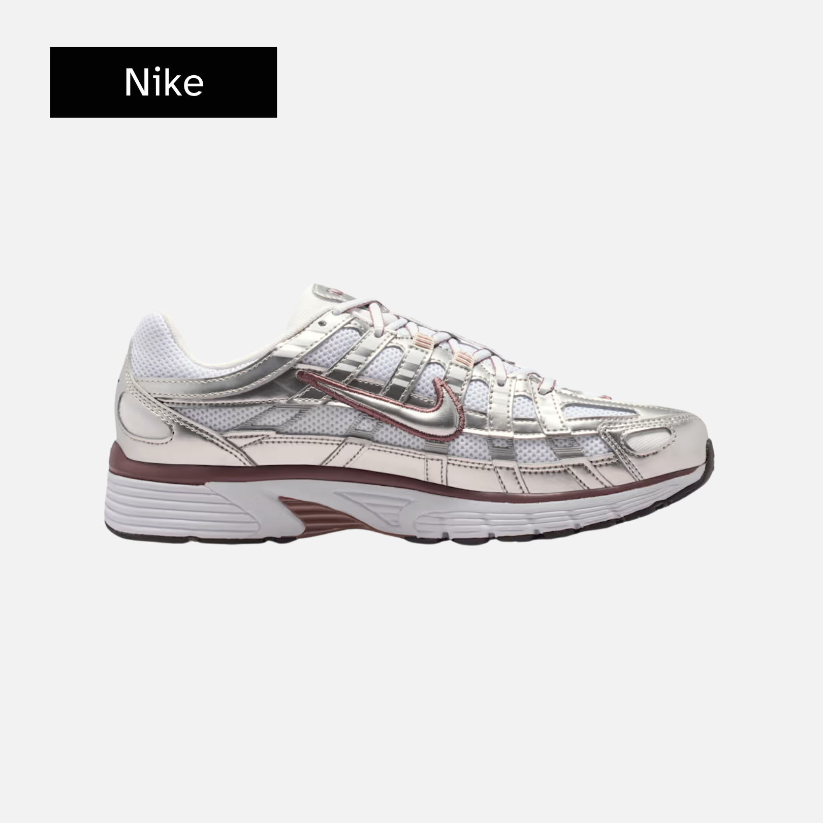 Wmns P-6000 'White Metallic Silver'