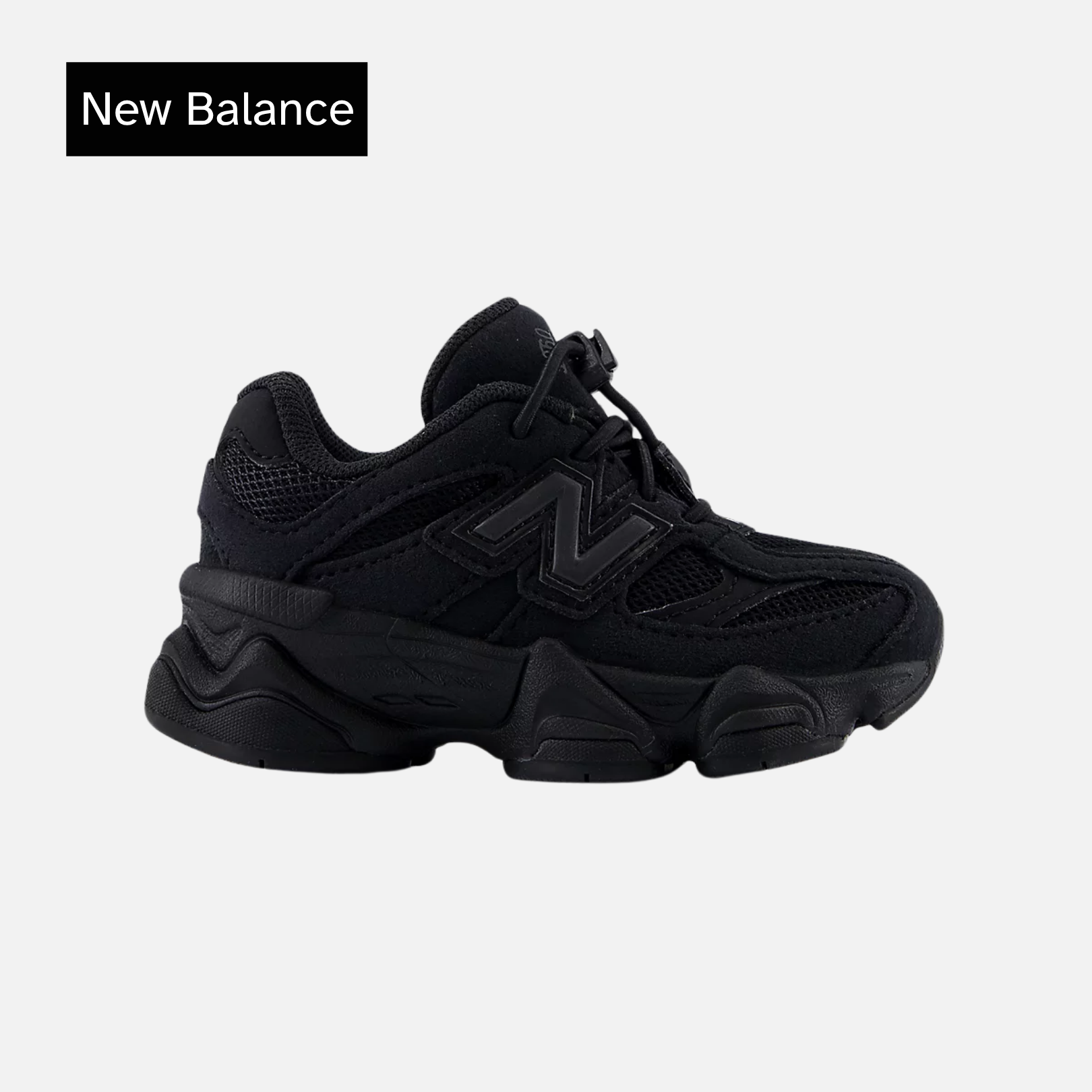 9060 Toddler 'Triple Black Suede'