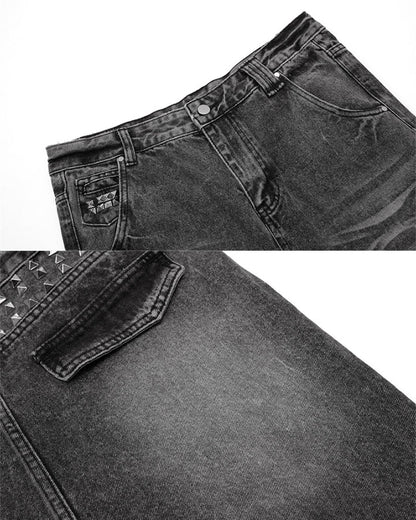 High Street Flared Extra-Long Stacked Jeans
