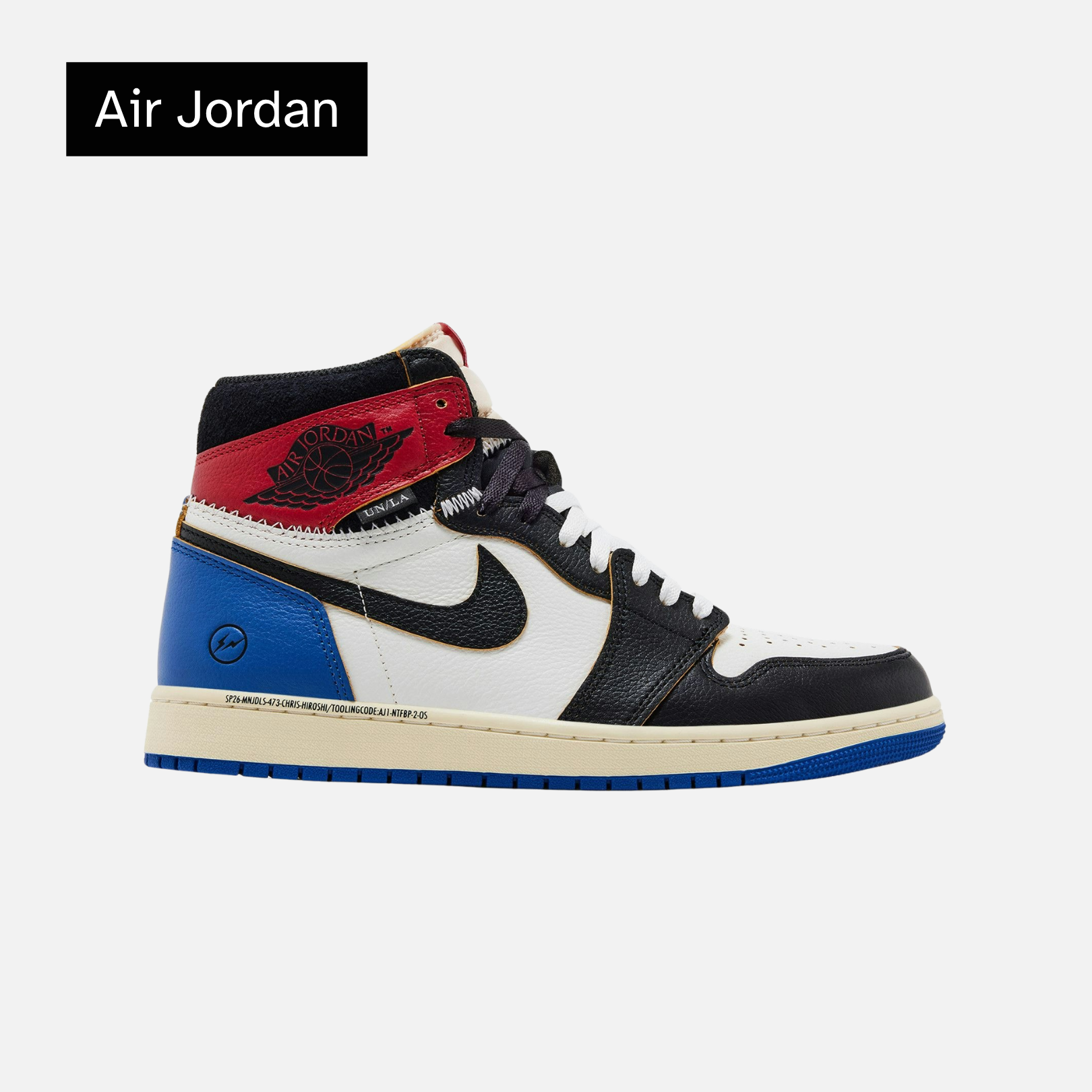 Fragment Design x Union LA x Air Jordan 1 Retro High OG 'Varsity Red'