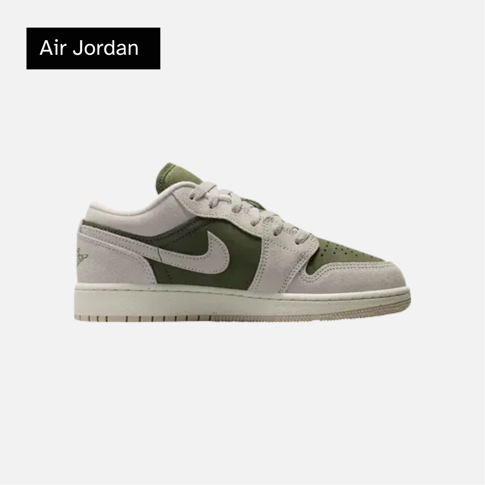 Air Jordan 1 Low SE GS 'Medium Olive Sail'