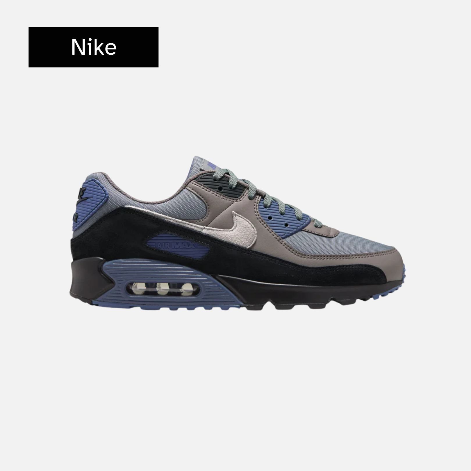 Air Max 90 Smoke Grey Diffused Blue
