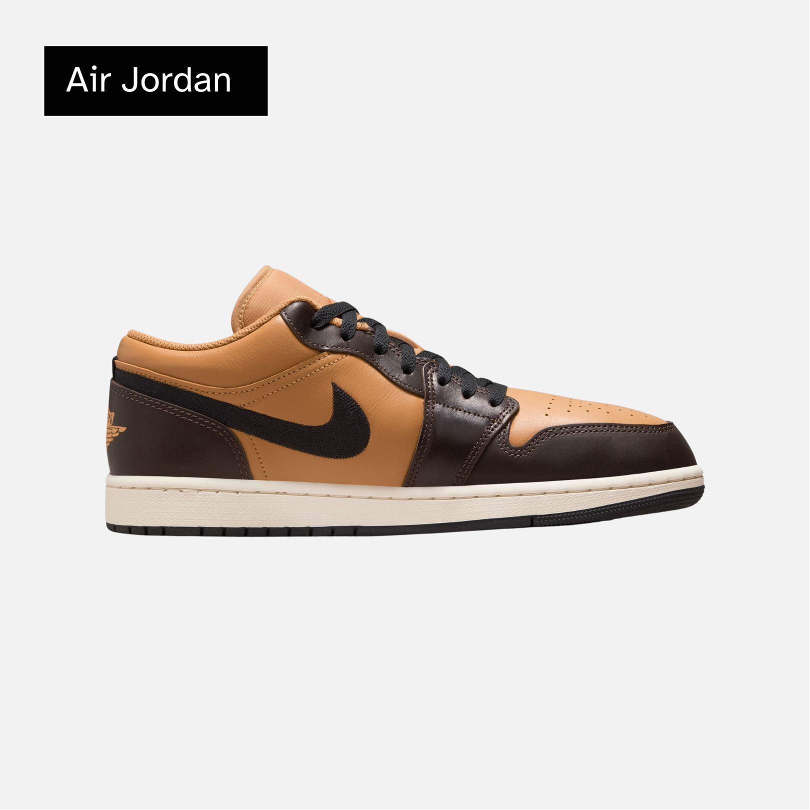 Air Jordan 1 Low SE GS 'Flax Baroque Brown'