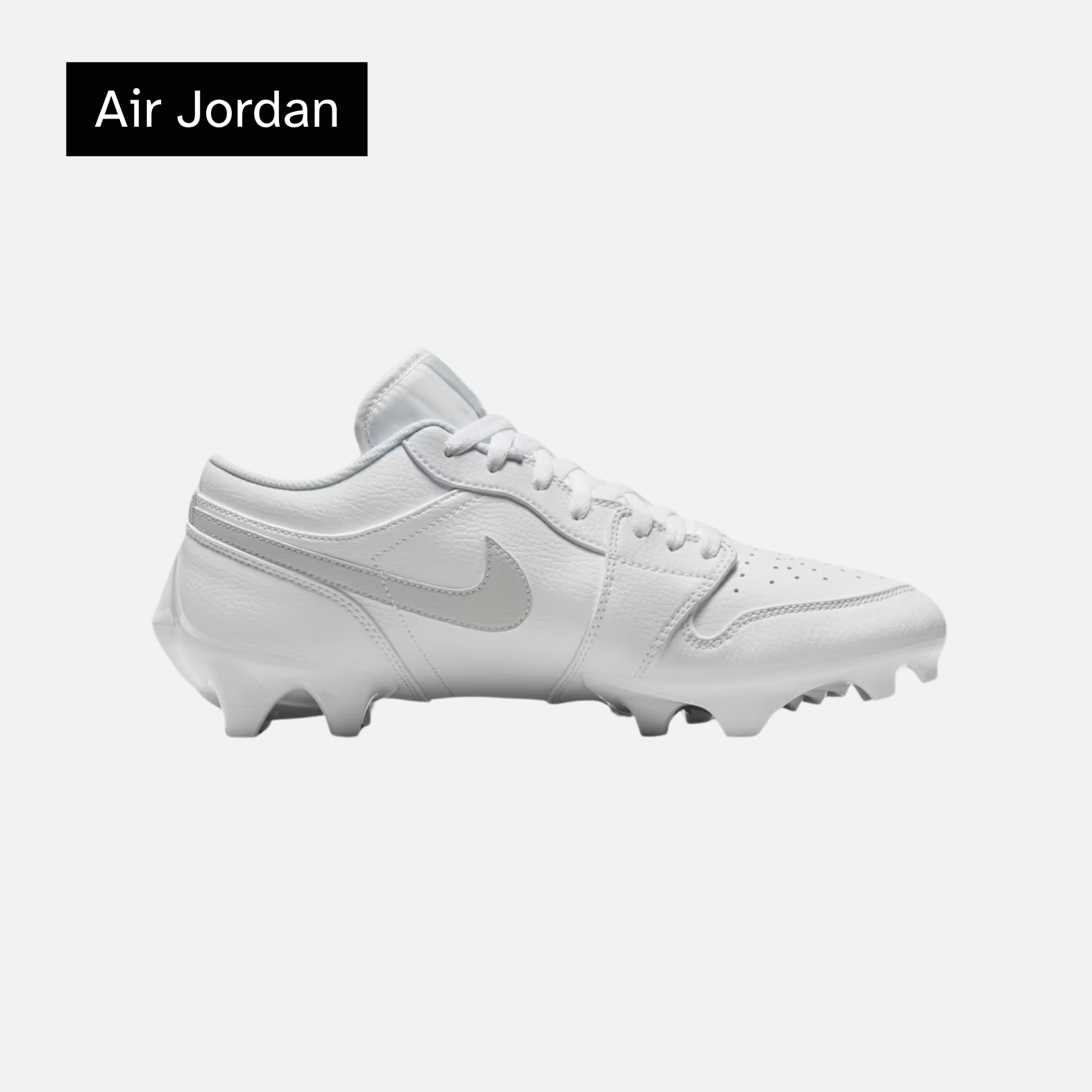 Air Jordan 1 Low TD Cleat 'Grey Fog'