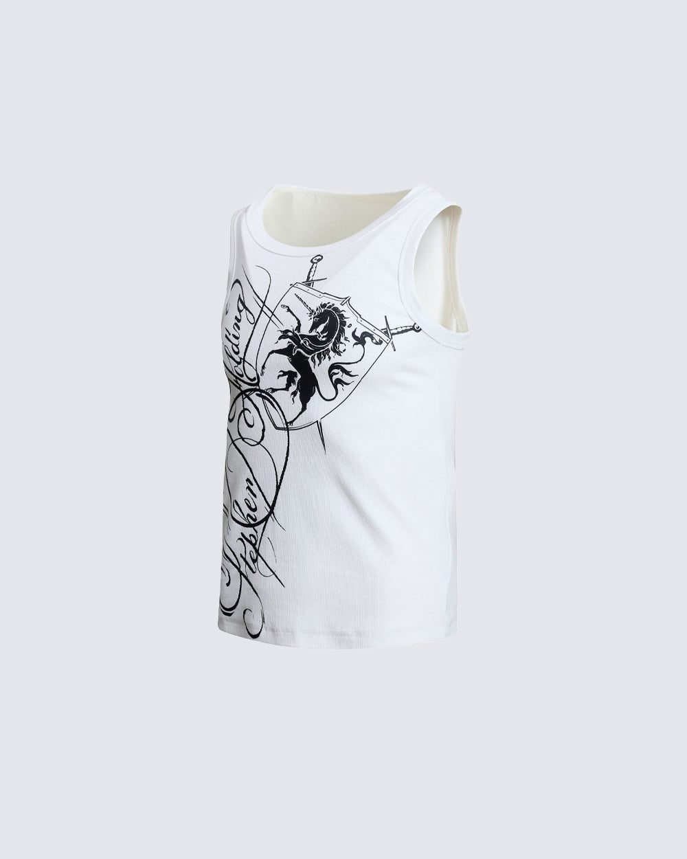 Retro-Style Printed Vest With Unique Design