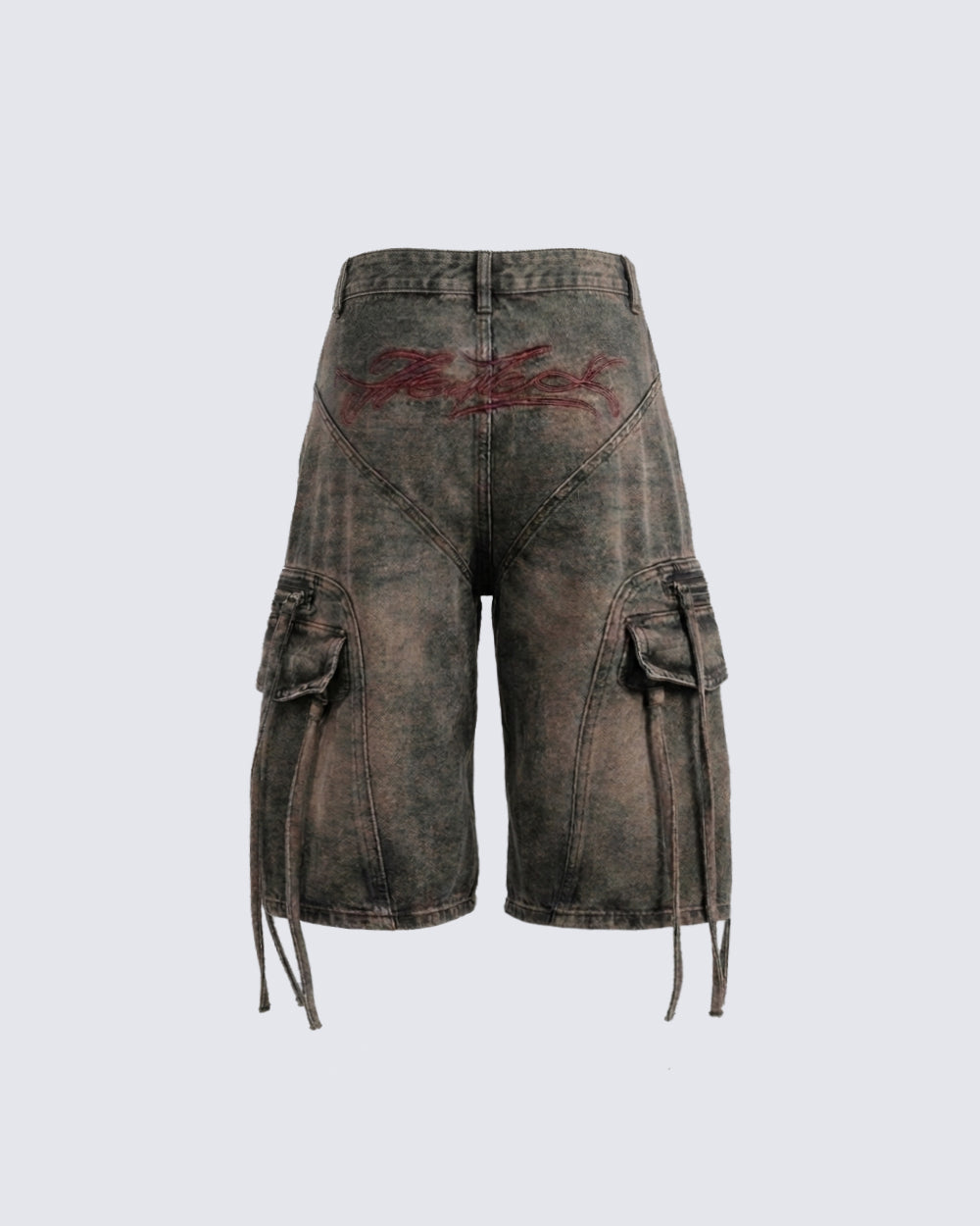 Vintage Washed New Cargo Cropped Pants