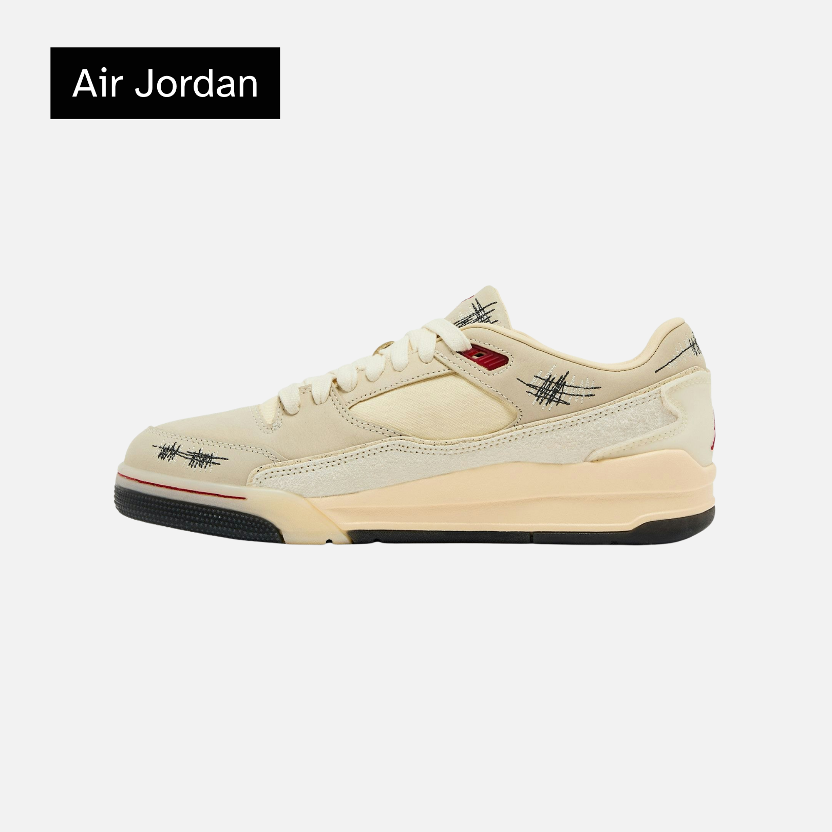 Who Decides War x Wmns Jordan Flight Court 'The World Is Your Court - Crèpe'
