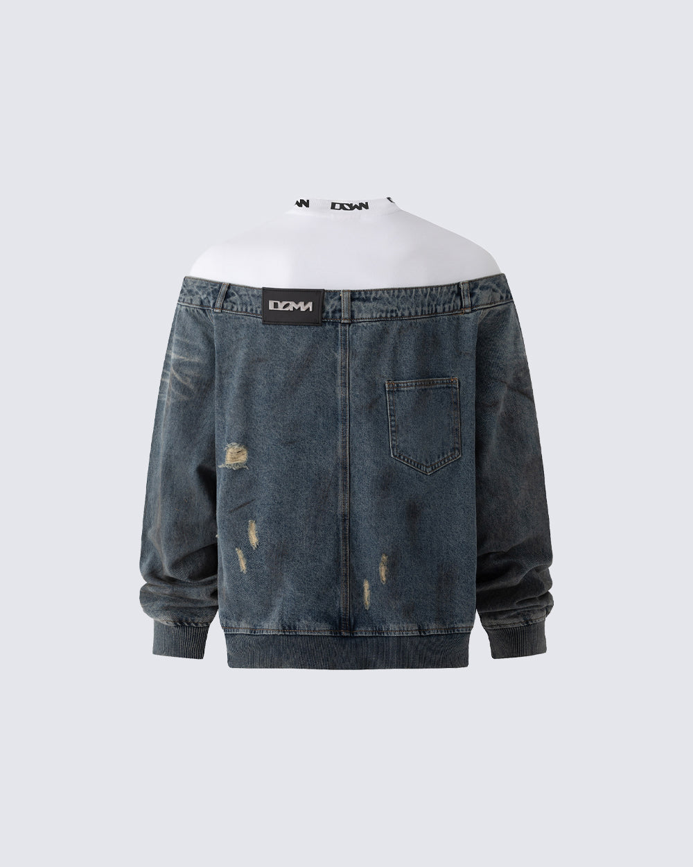 New Vintage Pullover Stand Collar Sweatshirt