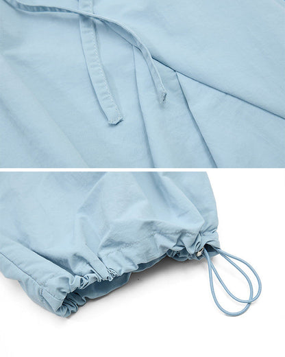 American Vintage Wrinkled Quick-Dry Parachute Pants