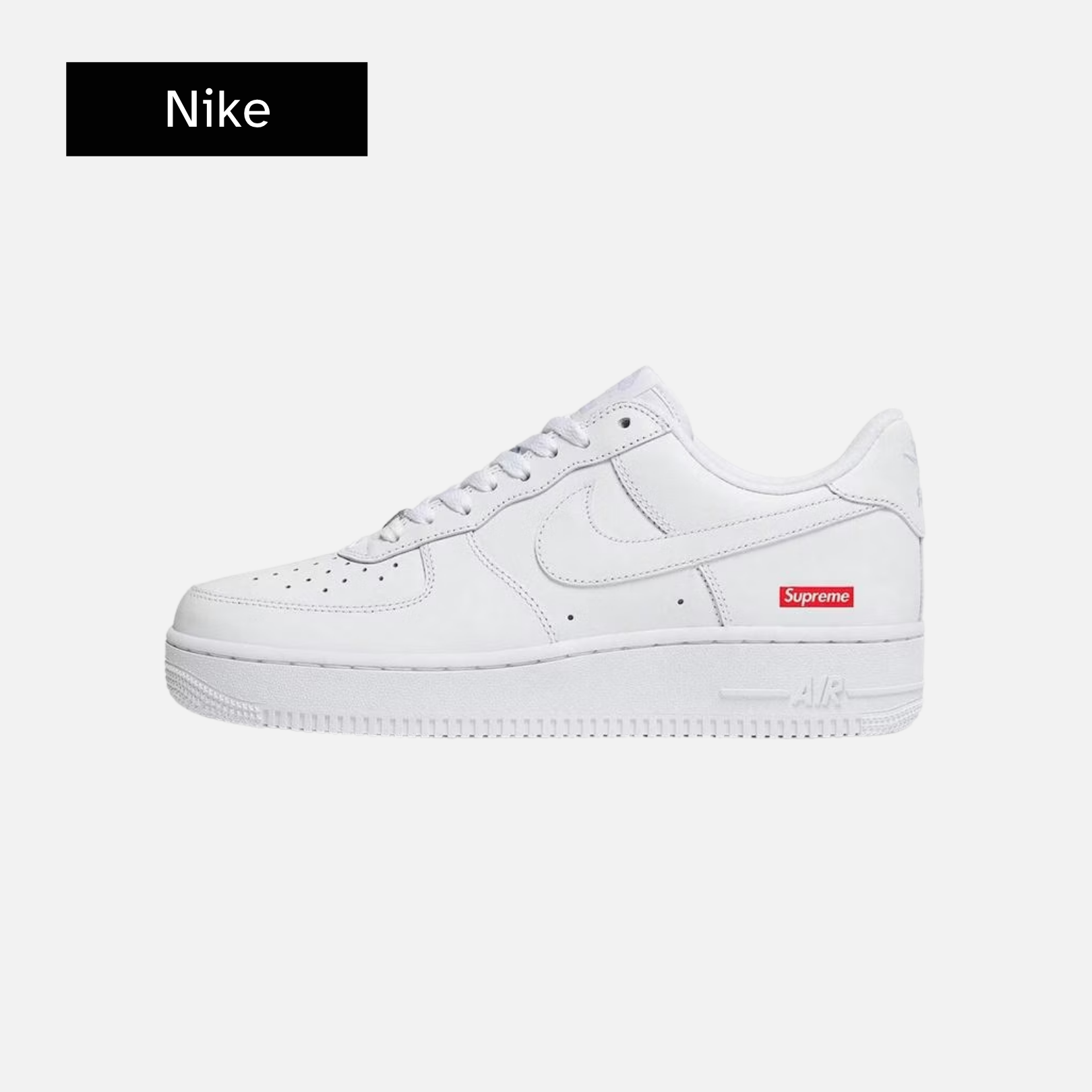 Supreme x Air Force 1 Low 'Box Logo - White'