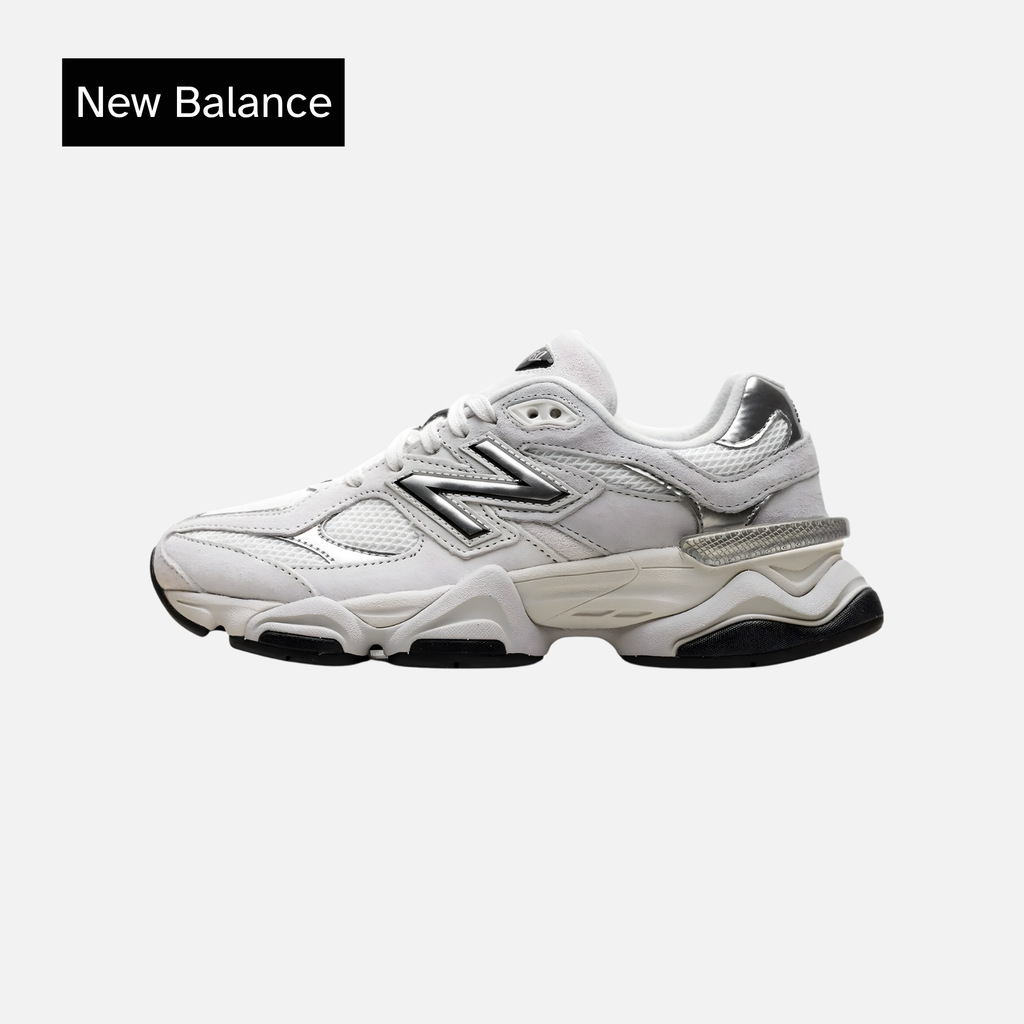 9060 'White Black Metallic Silver'