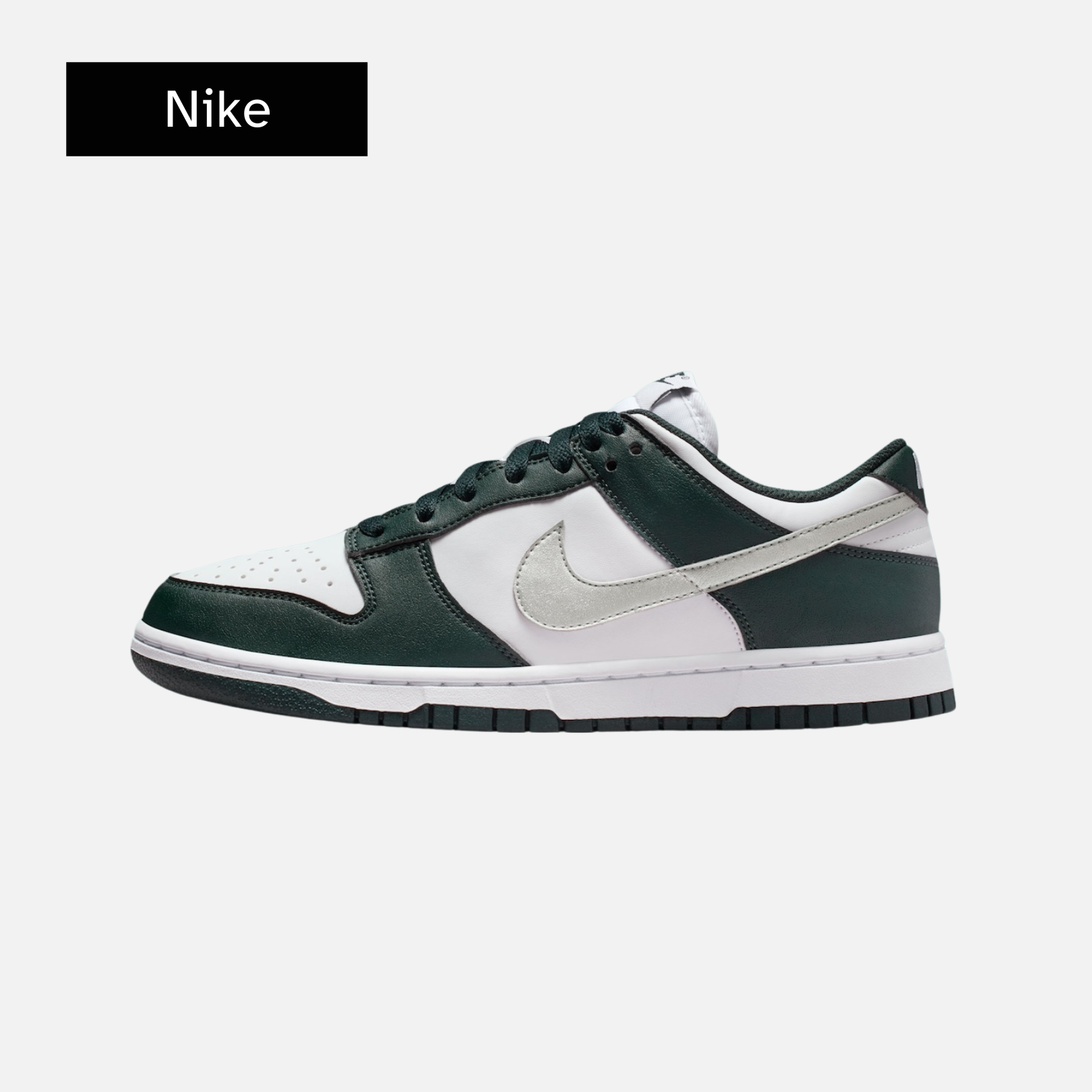 Wmns Dunk Low 'Seaweed/White/Sail/Metallic Silver'