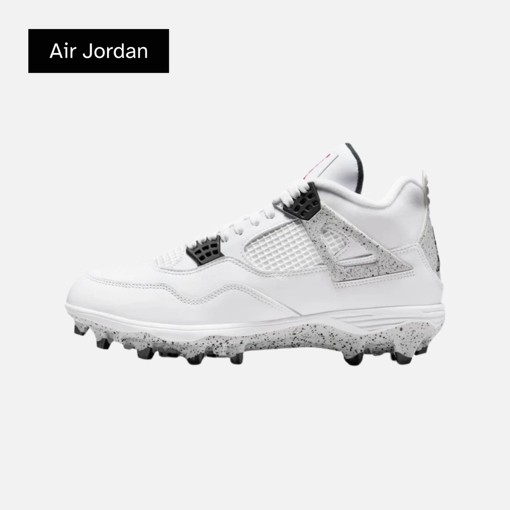 Air Jordan 4 Retro TD Cleat 'White Cement'